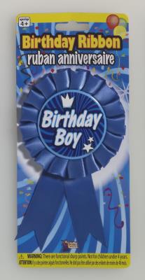 Birthday Winner Ribbon Award Accessory by HalloweenStore.com