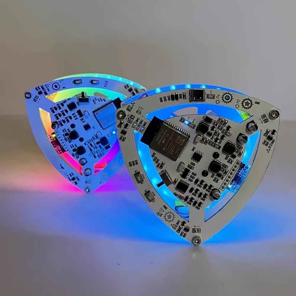 Reuleaux Triangle Gyro Desk Toy, Self-Balancing Tech Decor, Unique Gift for Him
