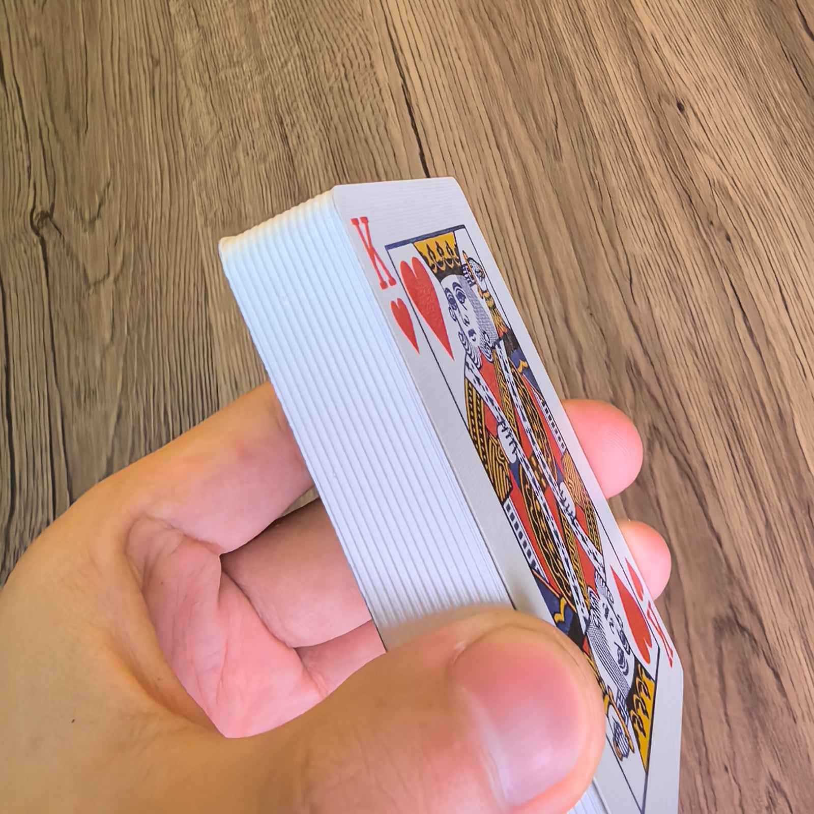 [Magic Cards | Ice Cube Poker] Magic Cards | Ice Cube Poker - Transparent Plastic, Professional-Grade, Beginner-Friendly, Stage Performances, Close-Up Shows, Card Art Practice, Bold Design, High-Quality Craftsmanship, Suitable for Enthusiasts