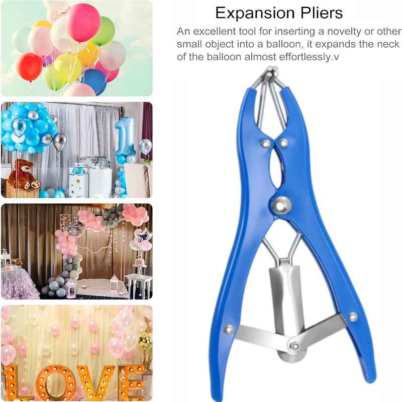 Balloon Expander Pliers Balloon Stuffing Tool Blue Balloon Stretcher Sequin Filling Pliers for Filling Balloon Sequins Petals Home Party Activities (Easy Style) 30pcs Castration Bands And Goat Banding Kit