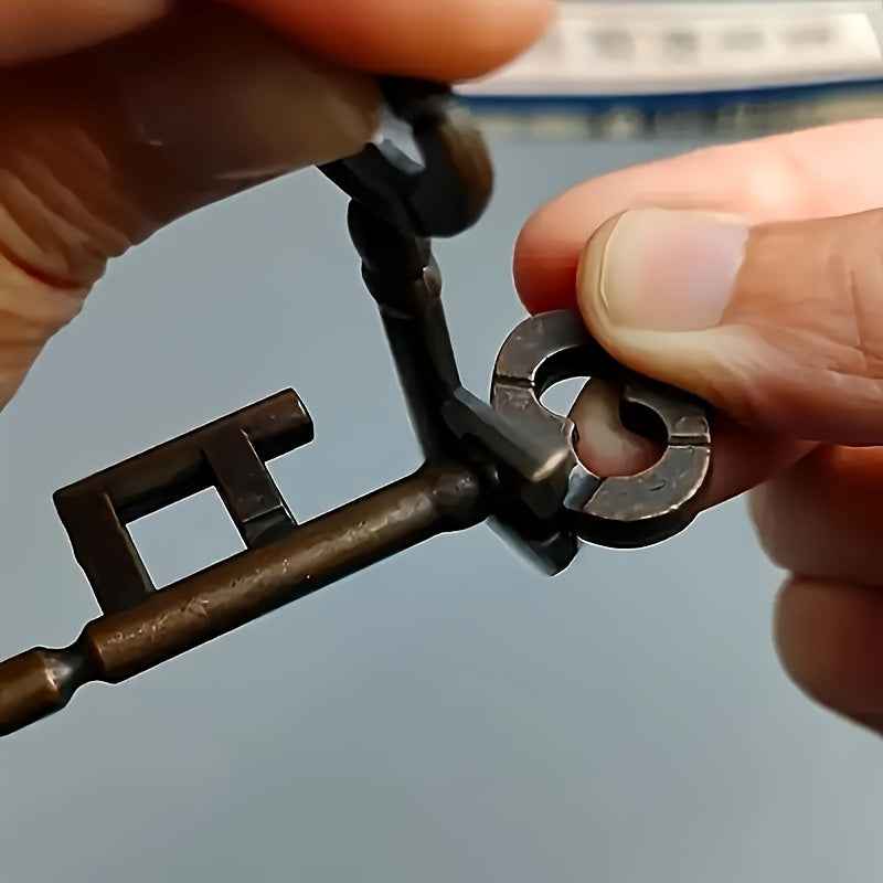 Wonderful Key Unlocking Magic Prop | Suitable for Party Gatherings, Metal, Dark Grey