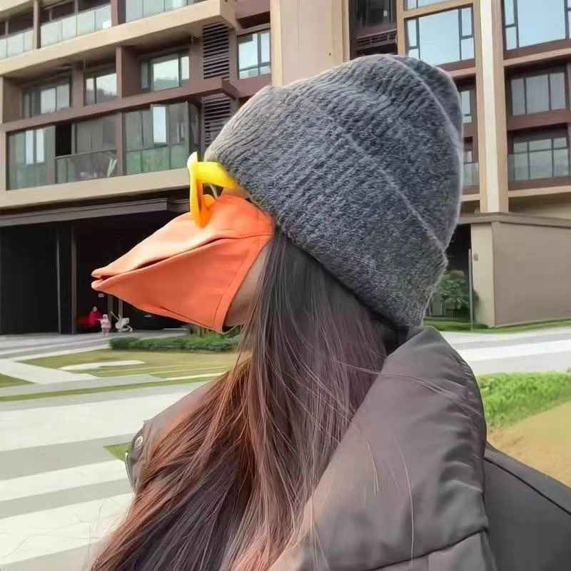 [Holiday Party Mask] 2pcs Creative Bird Beak Mask, Funny Animal Mouth Shaped Mask, Women's Holiday Party Mask Dressing Props, Funny Animal Mouth Shaped Mask