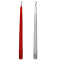 Color Changing and Vanishing Candles (Red to White) by Murphy's Magic Supplies, Inc.
