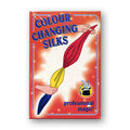 Color Changing Silks 4 color silks 12 inch (red/yellow bo x) by Vincenzo Di Fatta by Murphy's Magic Supplies, Inc.
