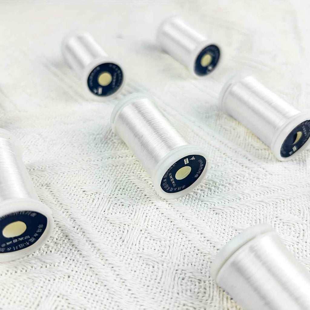 BEN YEDD Transparent Elastic Thread 0.2Mm Very Fine Invisible Transparent Elastic Thread Can Be Used As Magic Props Stretchy And Not Easy to Break Can Be Used for Sewing, Threading Beads Bracelets