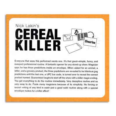 Nick Lakin's Cereal Killer - Trick by Murphy's Magic Supplies, Inc.