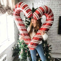 Christmas Giant Candy Cane Balloons, 2/6/12pcs, Christmas Decoration Balloons, Christmas Ornament Gifts, Seasonal Photo Props for Holiday Celebrations