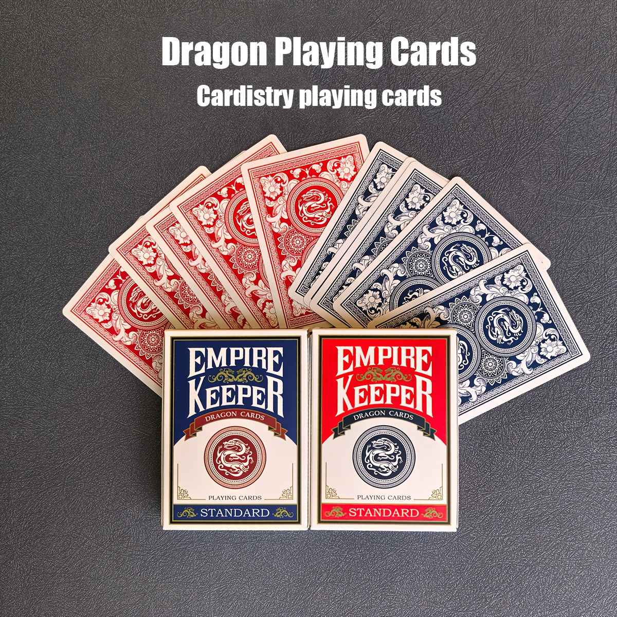 China Dragon Brand High-Quality Dragon Brand Poker Card Flourish Practice Props Exquisitely Designed Smooth Feel Performance Eye-Catching Tool