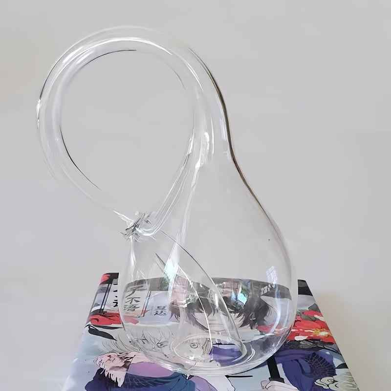 A Four-Dimensional Space Glass Klein Bottle | Glass Art Craft, Mathematical Model, Ideal for Day and Teacher'S Day Gifts, Student Mathematics Geometry Teaching, Home Desktop Decoration