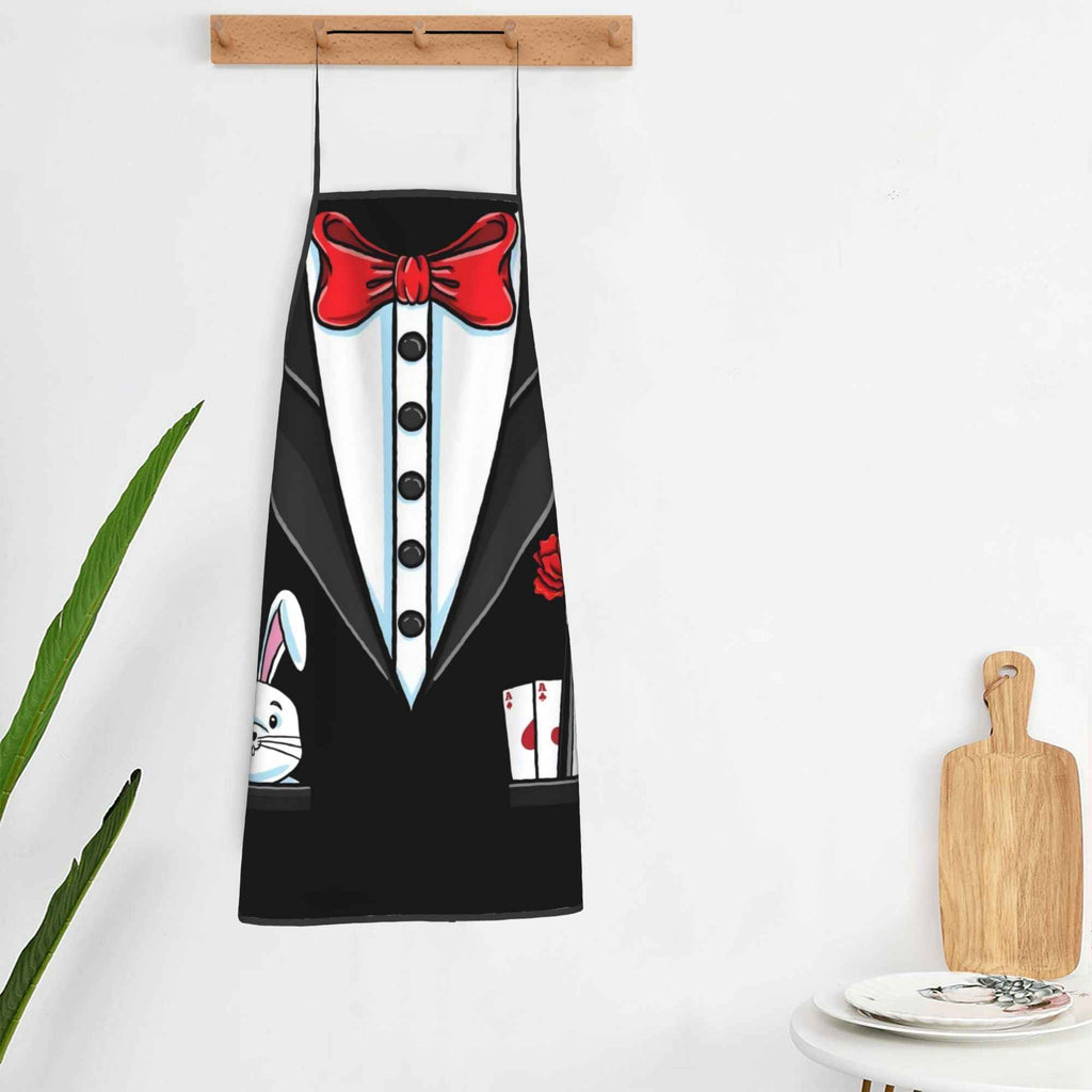 1pc Funny Magician Costume Apron for & - Unisex Chef Apron with -Themed, Suitable for Cooking, Baking, Themed Parties,, Role-Play - Tablier Cuisine for Men and Women