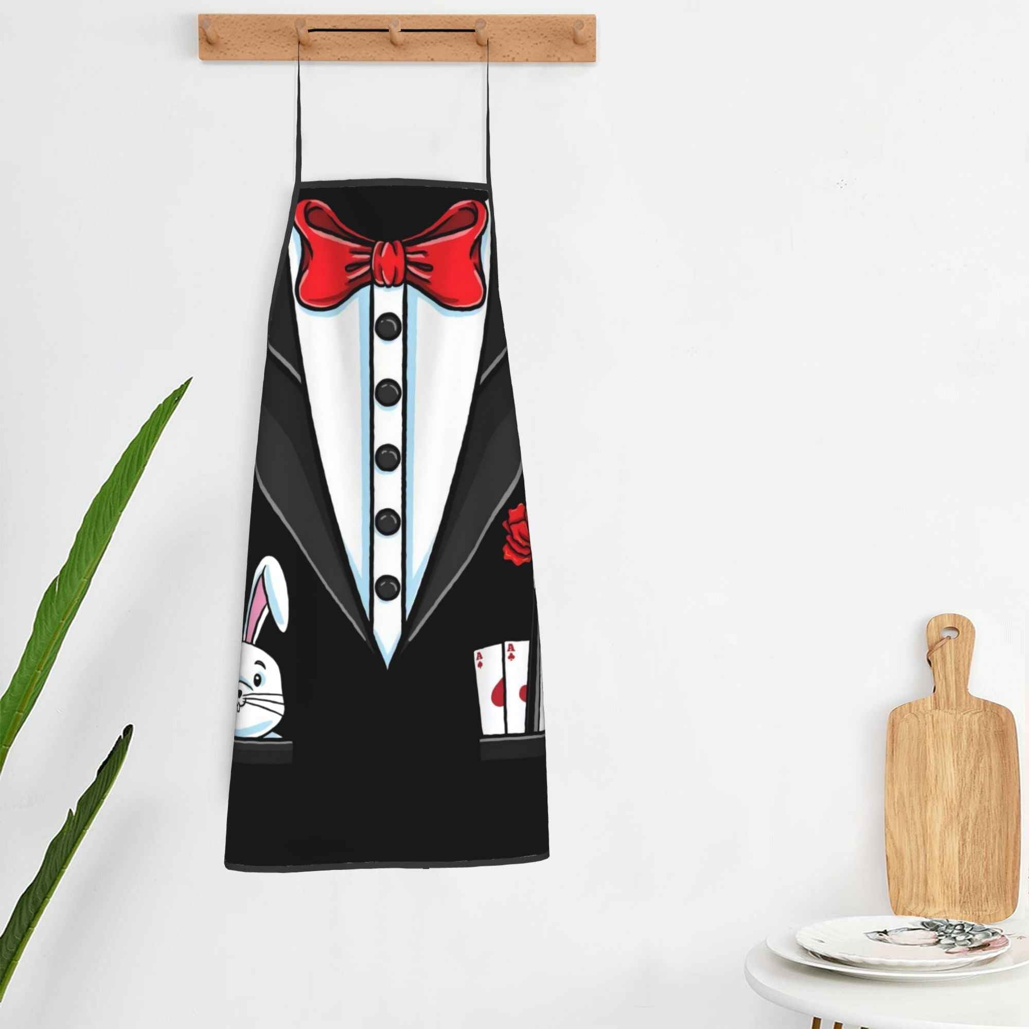 1pc Funny Magician Costume Apron for & - Unisex Chef Apron with -Themed, Suitable for Cooking, Baking, Themed Parties,, Role-Play - Tablier Cuisine for Men and Women