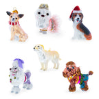 Chihuahua in Top Hat Glass Christmas Ornament by BestPysanky