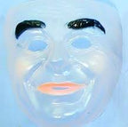 Transparent Male Drama Mask by Masquerade