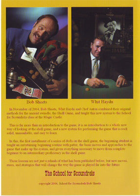 Intro to the Shell Game: Volume One by Bob Sheets and Whit Hadyn - DVD by Murphy's Magic Supplies, Inc.
