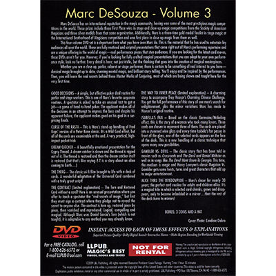 Master Works of Conjuring Vol. 3 by Marc DeSouza - DVD by Murphy's Magic Supplies, Inc.