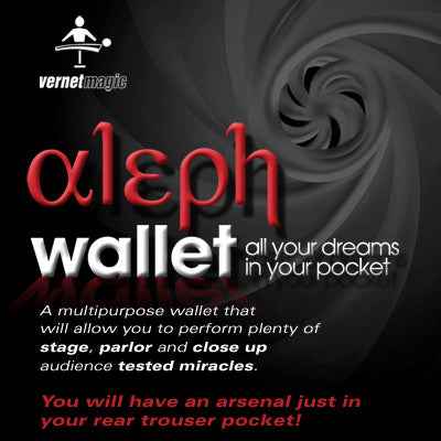 Aleph Wallet (Gimmick and Online Instructions) by Vernet Magic by Murphy's Magic Supplies, Inc.
