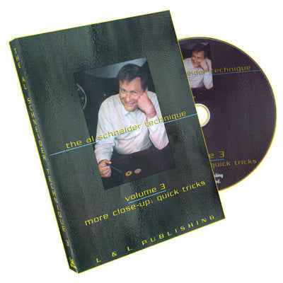 The Al Schneider Technique Vol 3: More Close up by L&L Publishing - DVD by Murphy's Magic Supplies, Inc.
