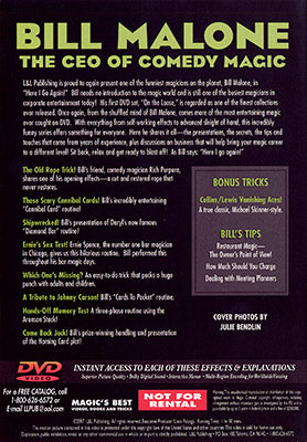 Here I Go Again - Volume 3 by Bill Malone - DVD by Murphy's Magic Supplies, Inc.