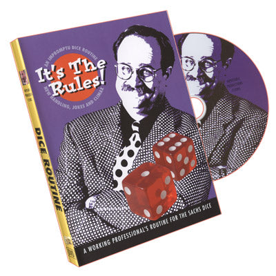 It's The Rules ( DICE ROUTINE ) by Bob Sheets - DVD by Murphy's Magic Supplies, Inc.