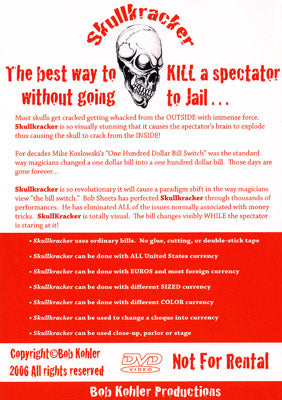 Skullkracker by Bob Sheets - DVD by Murphy's Magic Supplies, Inc.