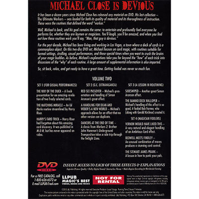Devious Volume 2 by Michael Close and L&L Publishing - DVD by Murphy's Magic Supplies, Inc.