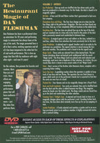 Restaurant Magic Volume 2 by Dan Fleshman - DVD by Murphy's Magic Supplies, Inc.