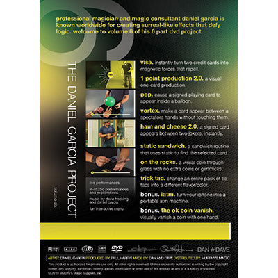 Paul Harris Presents Daniel Garcia Project Vol #6 by Daniel Garcia - DVD by Murphy's Magic Supplies, Inc.