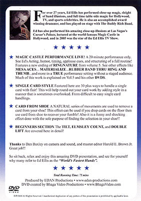 Magic Castle Performance Vol. 6 Live by Ed Ellis - DVD by Murphy's Magic Supplies, Inc.