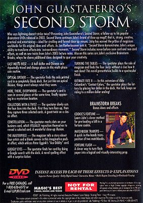 Second Storm Volume 2 by John Guastaferro - DVD by Murphy's Magic Supplies, Inc.