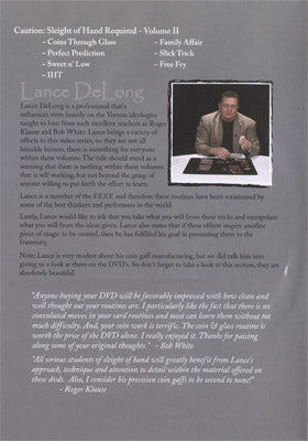 Sleight of Hand Required Volume 2 by Lance DeLong - DVD by Murphy's Magic Supplies, Inc.