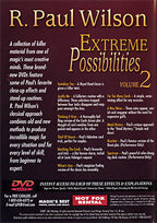 Extreme Possibilities Volume 2 by R. Paul Wilson - DVD by Murphy's Magic Supplies, Inc.
