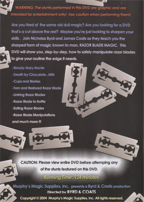 Razor Blade Magic by Byrd & Coats - DVD by Murphy's Magic Supplies, Inc.