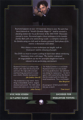 The Naked Zombie Ball by Raymond Crowe - DVD by Murphy's Magic Supplies, Inc.