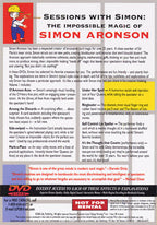 Sessions With Simon: The Impossible Magic Of Simon Aronson Volume 1 - DVD by Murphy's Magic Supplies, Inc.