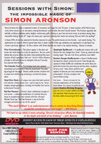 Sessions With Simon: The Impossible Magic Of Simon Aronson Volume 2 - DVD by Murphy's Magic Supplies, Inc.