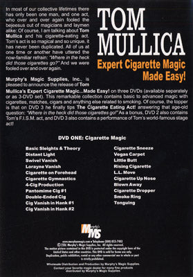 Expert Cigarette Magic Made Easy - Vol.1 by Tom Mullica - DVD by Murphy's Magic Supplies, Inc.