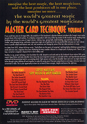 World's Greatest Magic: Master Card Technique Volume 1 - DVD by Murphy's Magic Supplies, Inc.