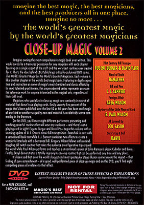 World's Greatest Magic: Close Up Magic #2 - DVD by Murphy's Magic Supplies, Inc.