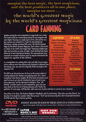 World's Greatest Magic: Card Fanning Magic - DVD by Murphy's Magic Supplies, Inc.