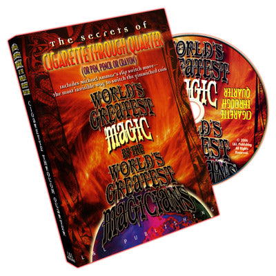 World's Greatest Magic: Cigarette Through Quarter - DVD by Murphy's Magic Supplies, Inc.