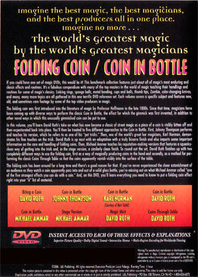 World's Greatest Magic: Folding Coin - Coin In Bottle - DVD by Murphy's Magic Supplies, Inc.