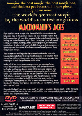 World's Greatest Magic: MacDonald's Aces - DVD by Murphy's Magic Supplies, Inc.