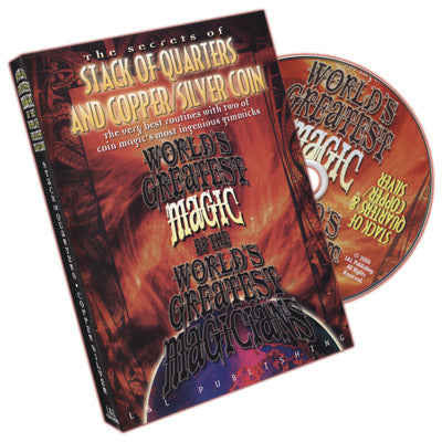 World's Greatest Magic: Stack Of Quarters and Copper/Silver Coin - DVD by Murphy's Magic Supplies, Inc.