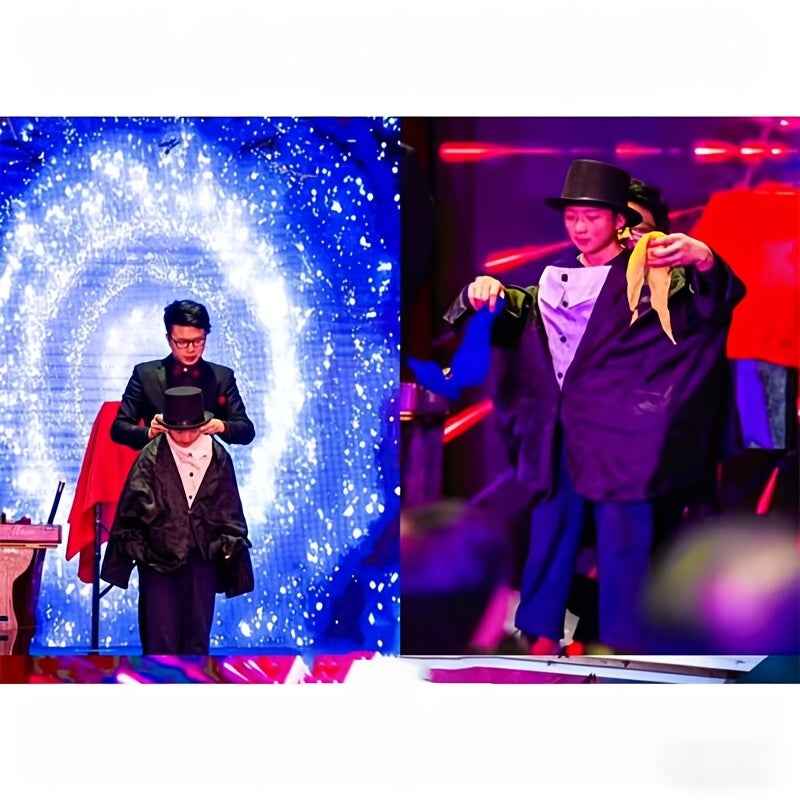 Magic Suit with Kevin James - / Spring-Loaded Illusion Costume for Stage Performances, Comedy Acts & Magic | Novelty Magic Prop for s & (Kevin James Interaction)