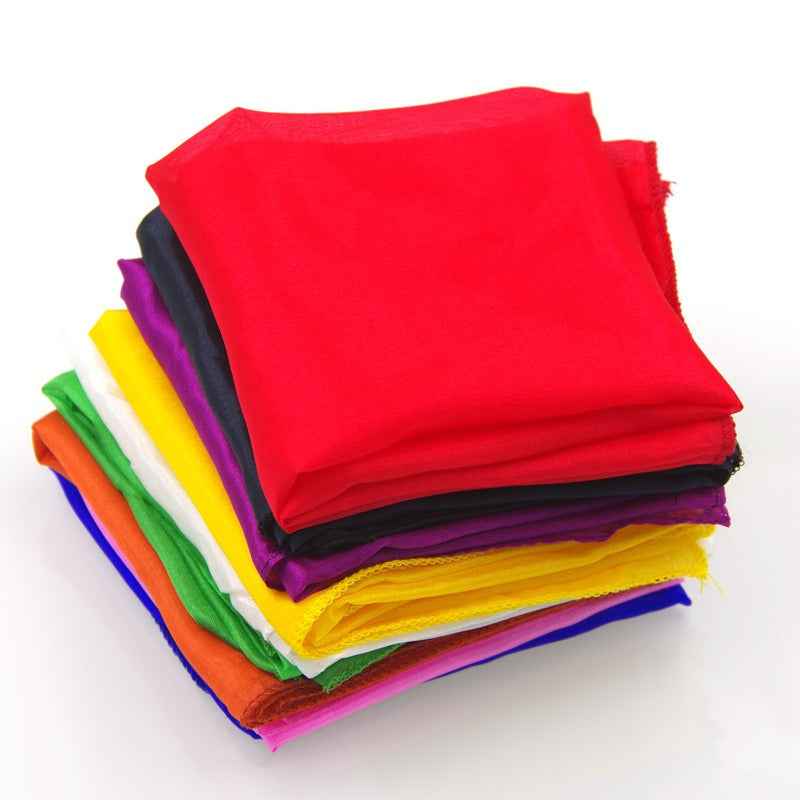 Three Magic Scarves, 17.72*17.72inch, Stage Magic Prop Accessories, Magic Special Scarves, Thin Scarves