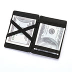 PU Creative Magic Wallet Flip Card Holder Men's Lady's Wallet Zipper Coin Purse Short by My Store