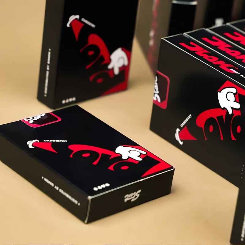 Fashion Trend Start Collectible Card Deck - Magician-specific Playing Cards with Black-core Paper (Anti-see-through), Super-elastic, Perfect for Cardistry Practice and Performance Set.