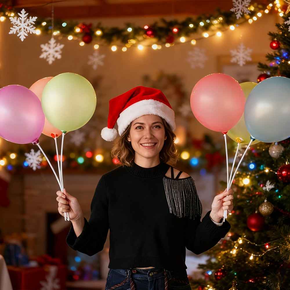 200pcs White Balloon Sticks with Holding Cups Reusable Balloon Holder Set for Christmas Halloween Wedding Anniversary Decorations Heavy Duty Party Balloon Stands for Indoor Outdoor Events