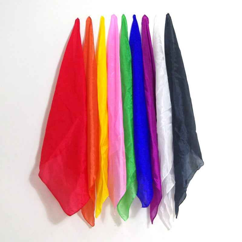 Three Magic Scarves, 17.72*17.72inch, Stage Magic Prop Accessories, Magic Special Scarves, Thin Scarves
