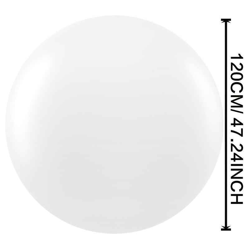 72-Inch Enormous Balloon | Black/White/Red, Ideal for Event Decorations, Weddings, Birthdays, Grand Openings, Restaurant Decor, New Year Celebrations, Christmas, And More, Made of Emulsion Material, Oval Design